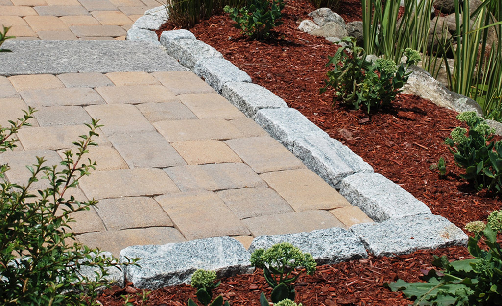How To Install A Brick Paver Edge, Installing Landscape Edging Blocks