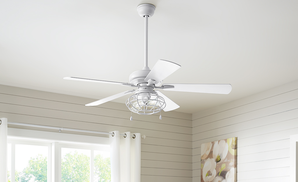 How To Install A Ceiling Fan - How To Replace Ceiling Fan With A Light