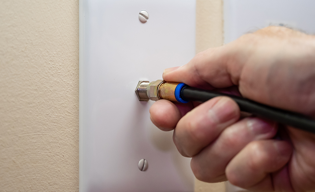 How To Connect Coaxial Cable To Wall Plate