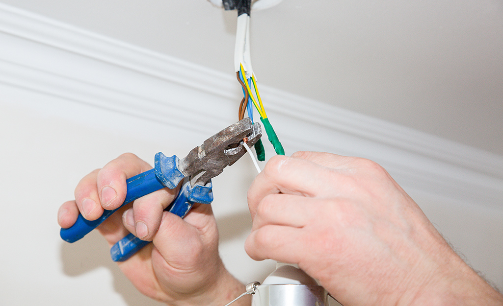 How To Install A Light Fixture, Install Light Fixture Ground Wire