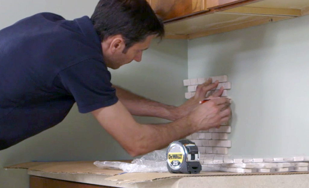 How To Install A Tile Backsplash The Home Depot