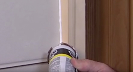 Apply paintable caulk - How Install Entry Door Apply paintable caulk - How Install Entry Door