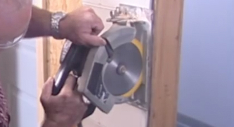 Cut along outline - How Install Entry Door Cut along outline - How Install Entry Door