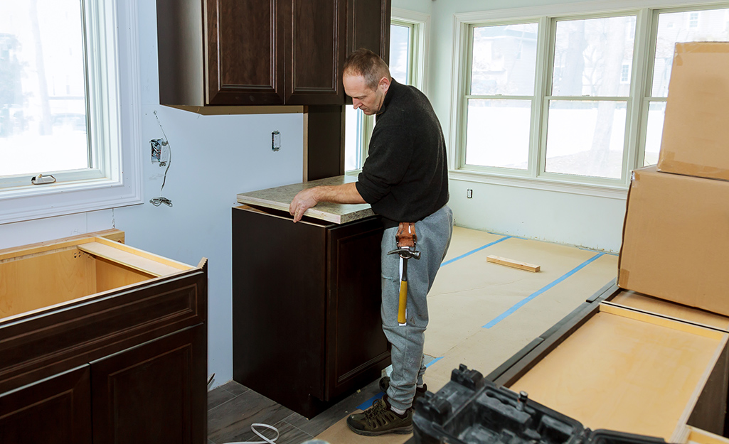 How To Install Kitchen Base On An Uneven Floor Flooring Ideas