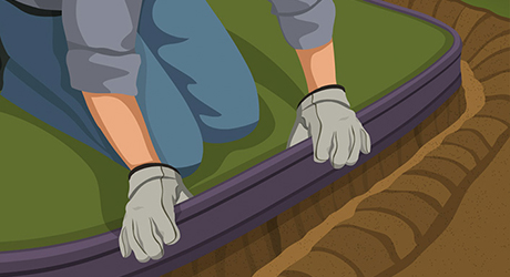 Insert edging - Plastic Edging Insert edging - Plastic Edging