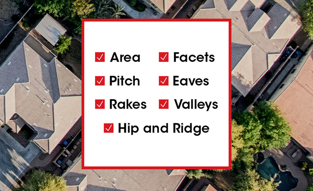 What to consider when measuring a roof.