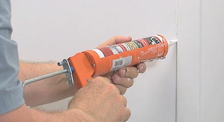 Seal with caulk Seal with caulk