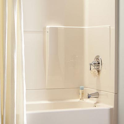 Shower Walls Surrounds Showers, 2 Piece Bathtub Shower Combo Installation