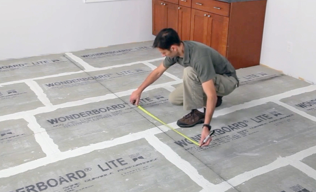 How To Lay Out Tile The Home Depot