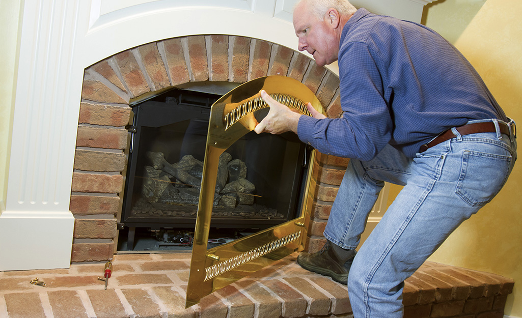 How To Light A Gas Fireplace The Home Depot