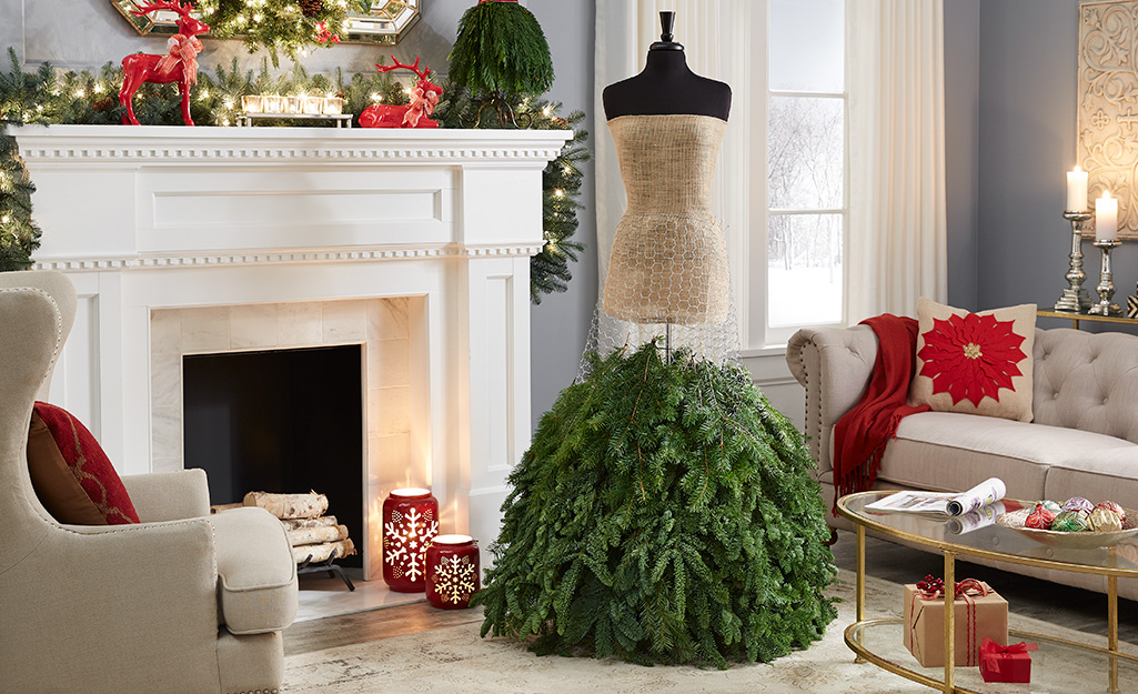 How to Make a Christmas Tree Dress - The Home Depot