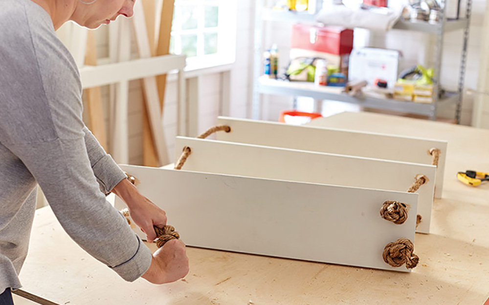 How to Make a Rope Shelf - The Home Depot