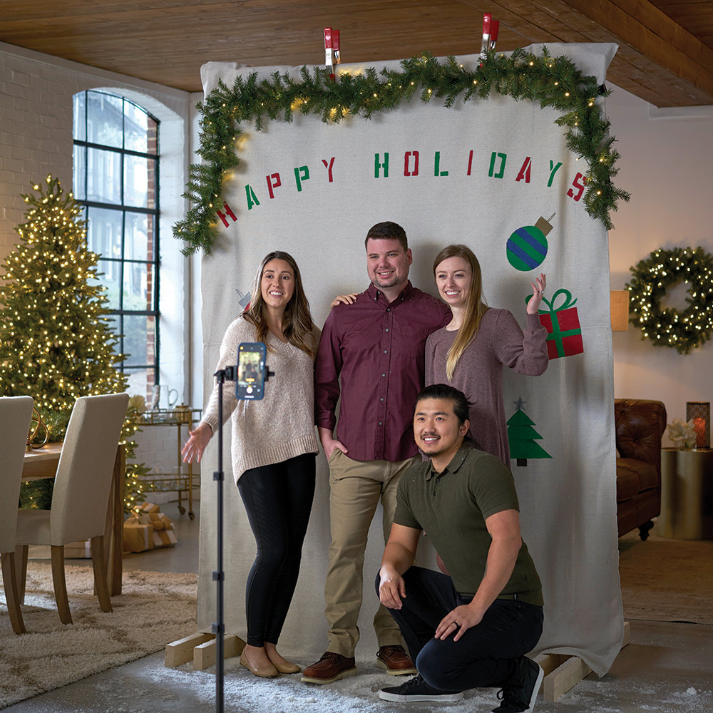 How to Make a Holiday Photo Booth - The Home Depot