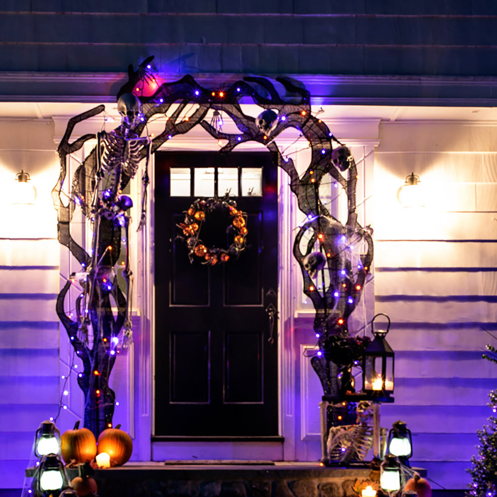 How to Make a Spooky Halloween Front Porch - The Home Depot