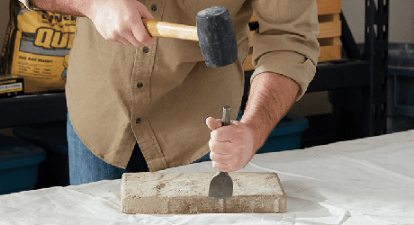 How to Make a Paver and Pebble Pathway step 1 How to Make a Paver and Pebble Pathway step 1
