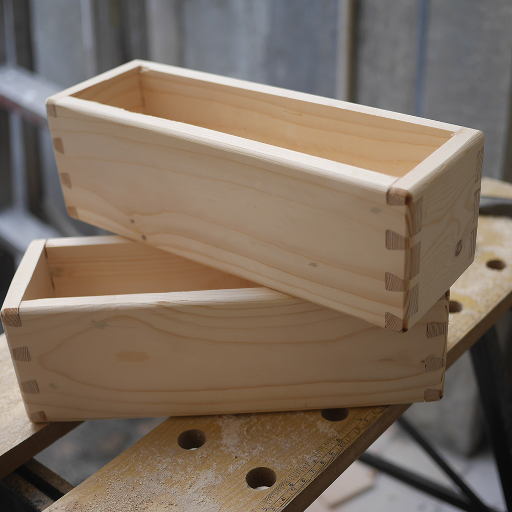 square wooden box frame