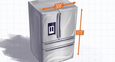 How To Measure A Refrigerator The Home Depot