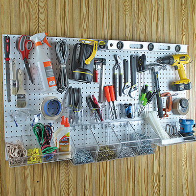 How to Organize Tools on a Pegboard