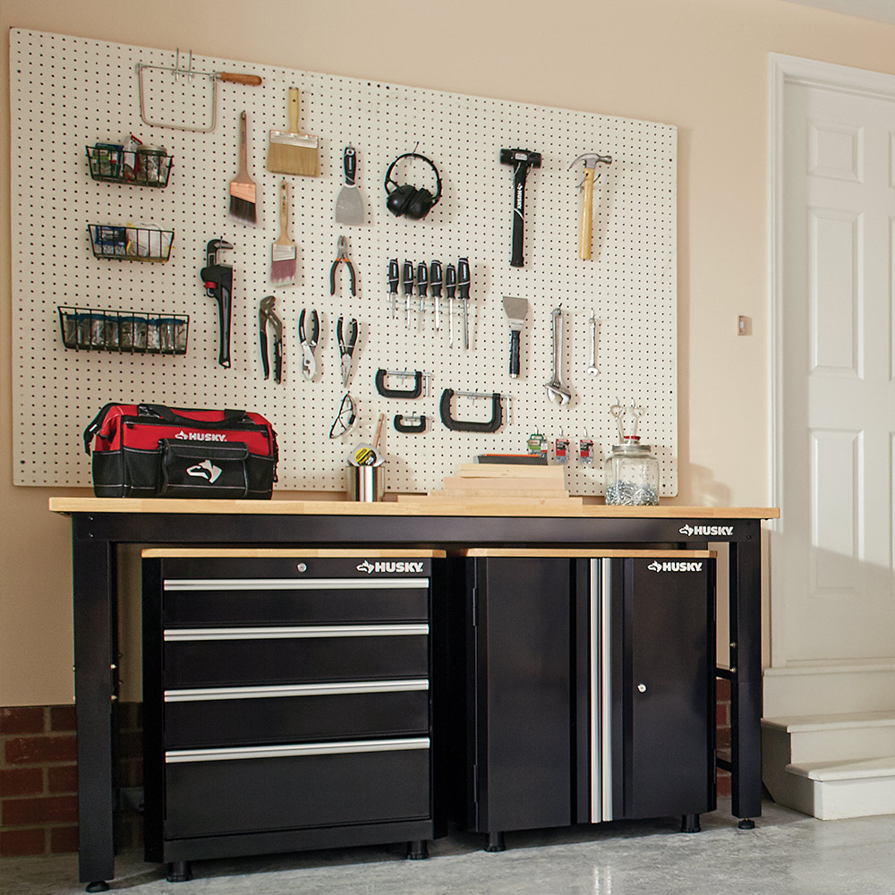 How To Organize Tools On A Pegboard, Garage Tool Cabinet Setup