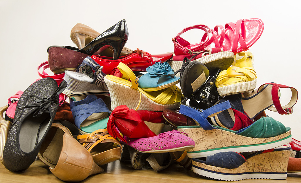 Pile Of Designer Shoes