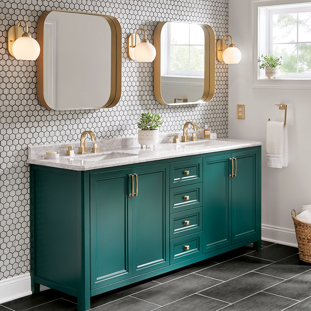 Painted Bathroom Vanity Ideas / Best Paint Colors For Kitchen Cabinets ...