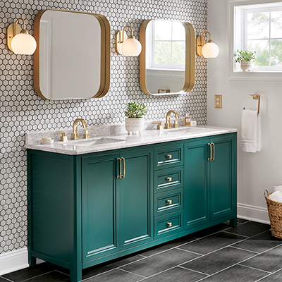 Bathroom Vanities The Home Depot, Pictures Of Bathroom Sinks And Cabinets