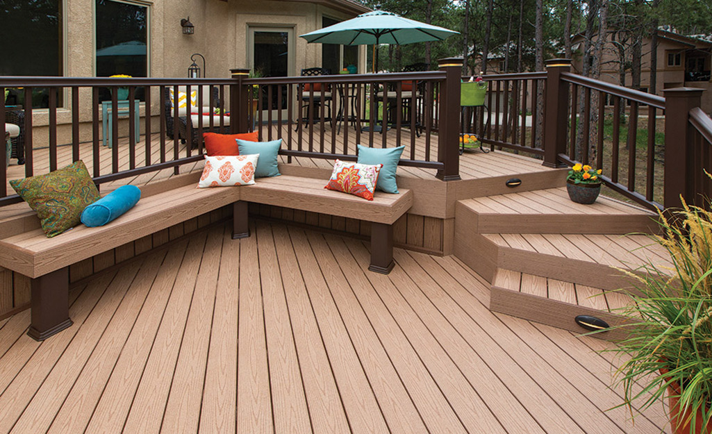 brown canopy veranda decking designs