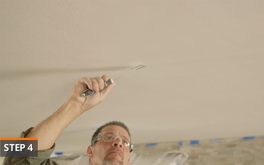 How To Remove Popcorn Ceilings The Home Depot