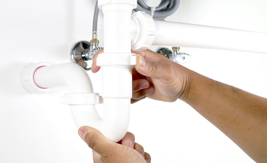 How To Replace A Sink Trap - Replace Sink Drain Pipe Bathroom