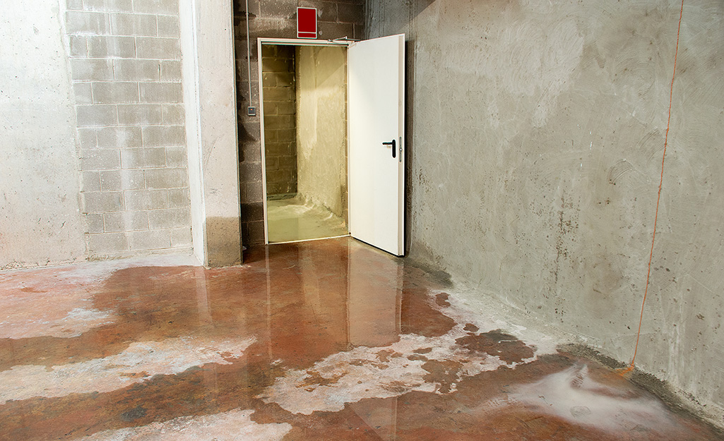 A flooded basement could indicate a failing sump pump.