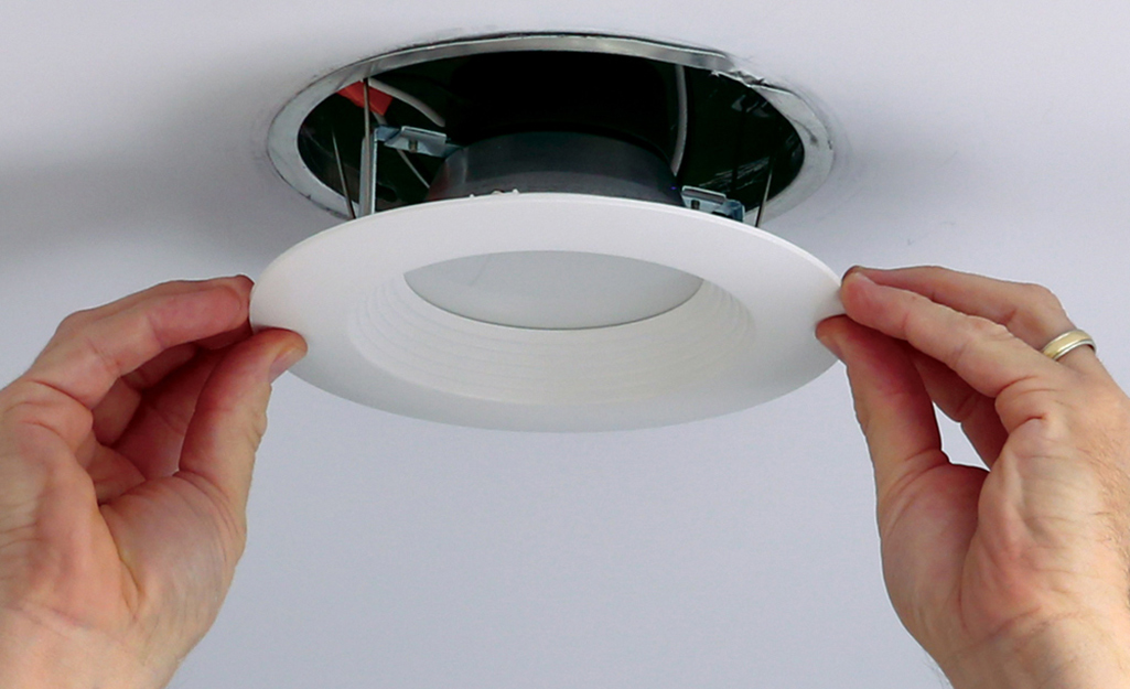 how to replace recessed lighting with LED step 5