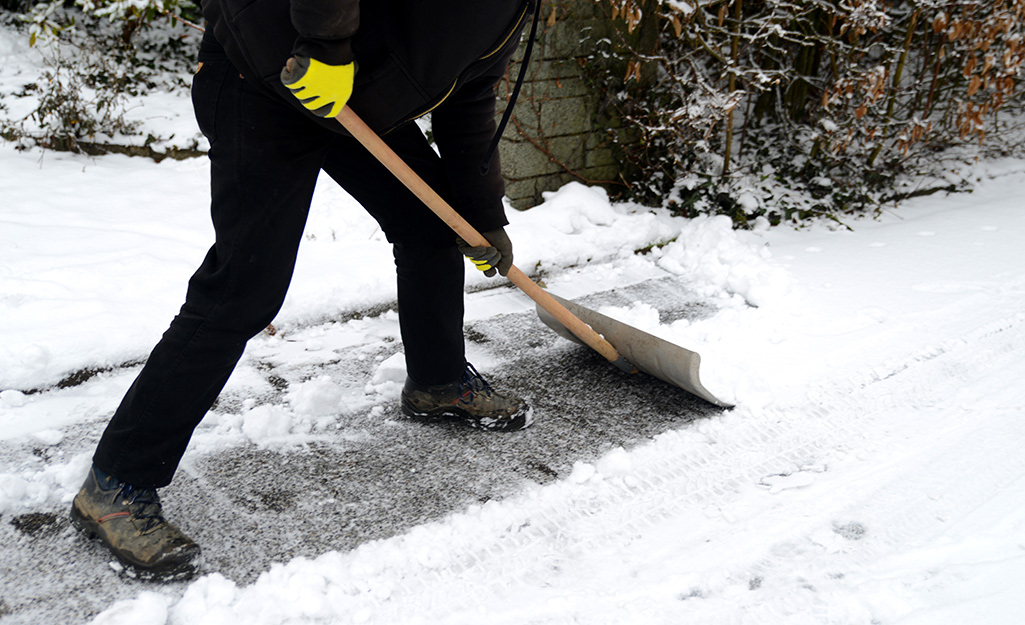 Best way to store shovel snow