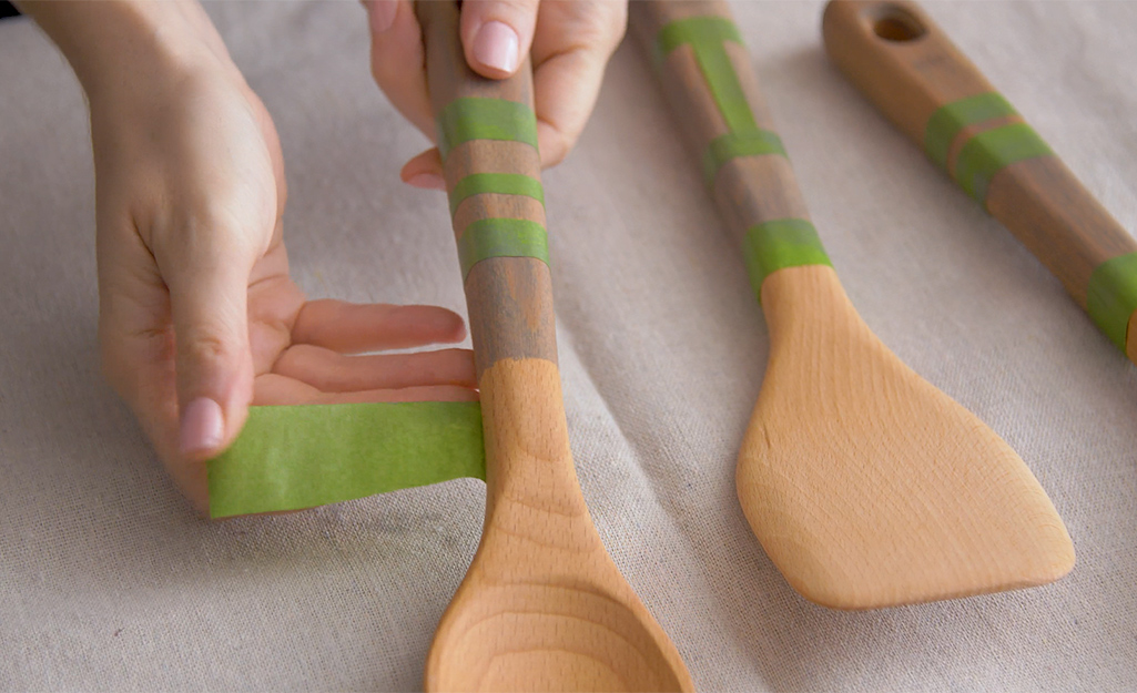 Handcrafted Vintage Rope Handle Wooden Spoon - Kitchen Utensils
