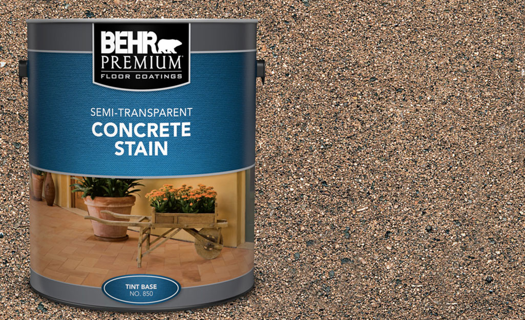 How To Stain Concrete, Can I Change The Color Of My Concrete Patio Door