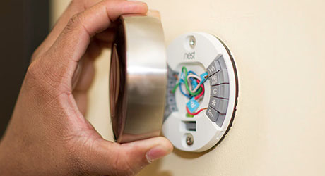 Remove thermostat cover - Troubleshooting Your Thermostat