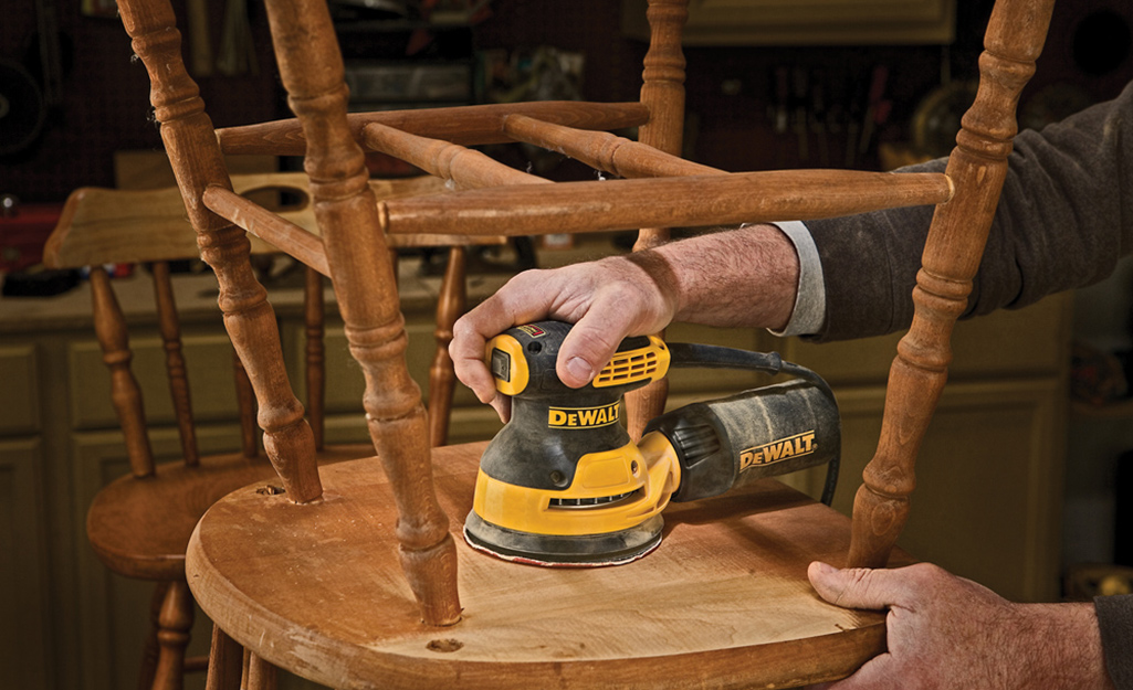 Using an on sale electric sander