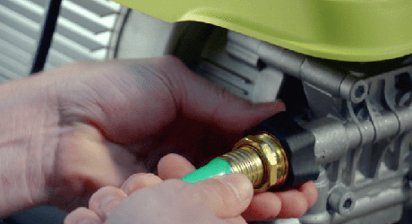 ATTACH THE GARDEN HOSE ATTACH THE GARDEN HOSE