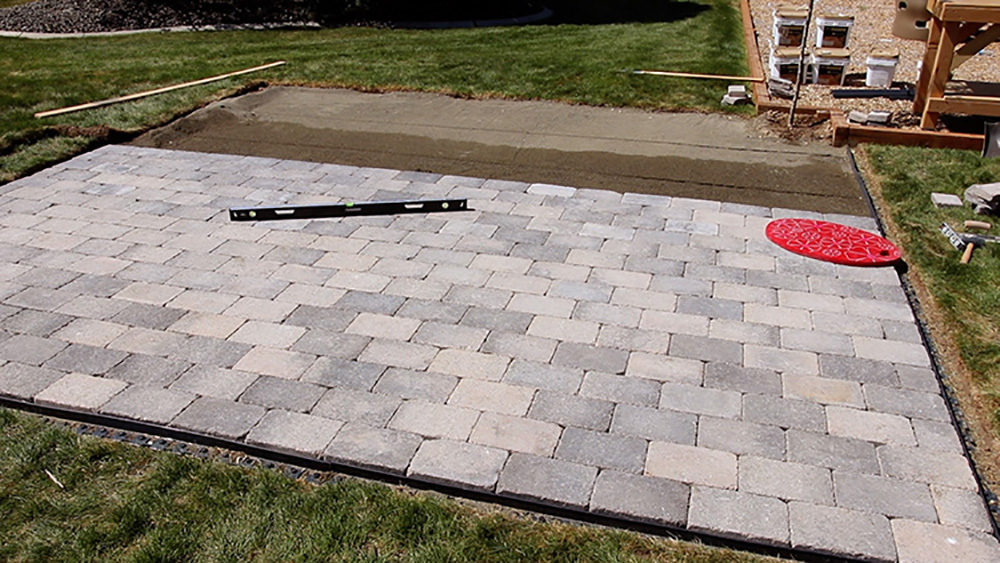 Installing a Paver Patio and Fire Pit From the Ground Up