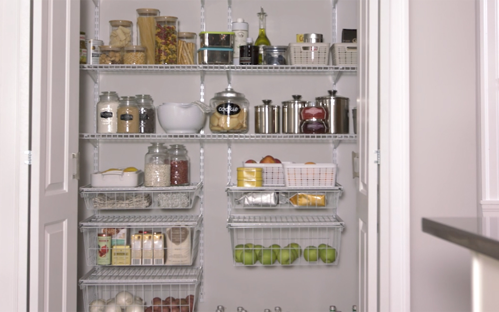 Pantry Storage And Organization Ideas, Kitchen Cabinet Shelves Home Depot