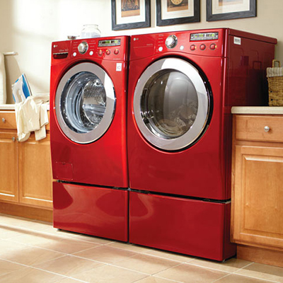 Laundry Room Storage And Shelving Ideas, Wire Grid Shelving Units Over The Washer Dryer