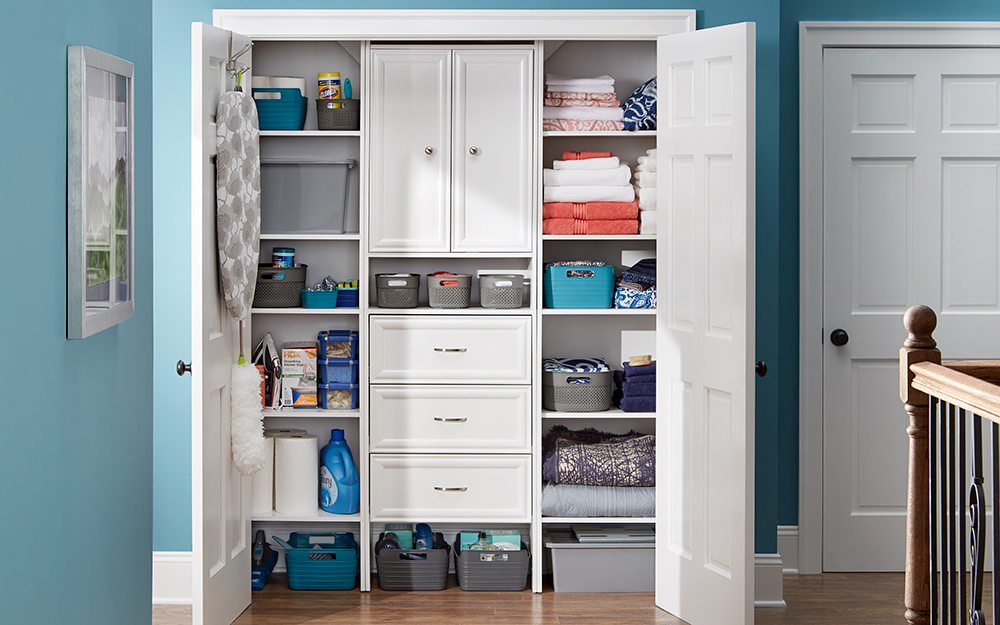 12 Bathroom Closet Ideas For A Clutter-Free Space