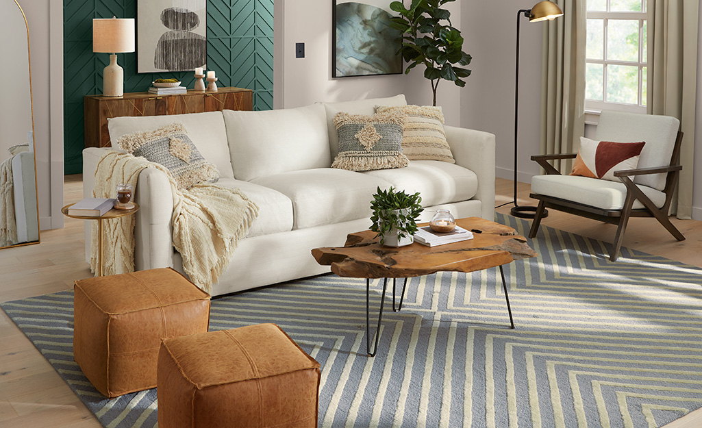 Living Room Decor Ideas with The Home Depot - Caitlin Marie Design