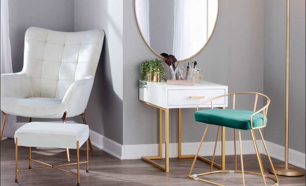 Top 11 Makeup Vanity Ideas, Small Corner Vanity Table With Mirror