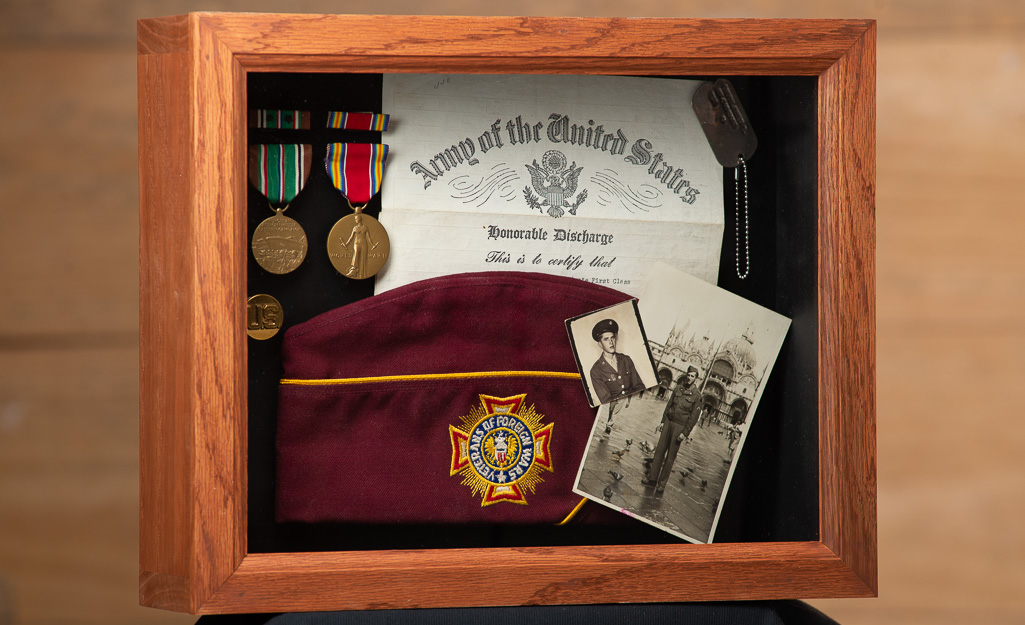 How To Build A Medal Display Case, Wooden Medal Display Case Plans
