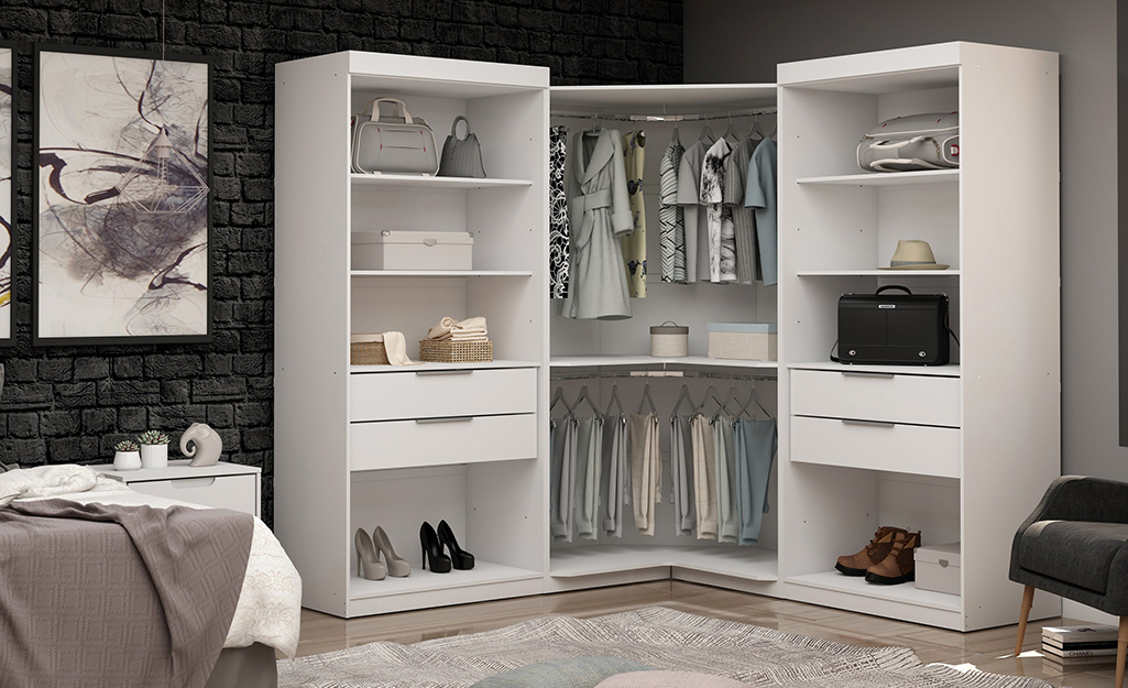 Storage Cabinet Open Closets Space Saving Space Saving Storage