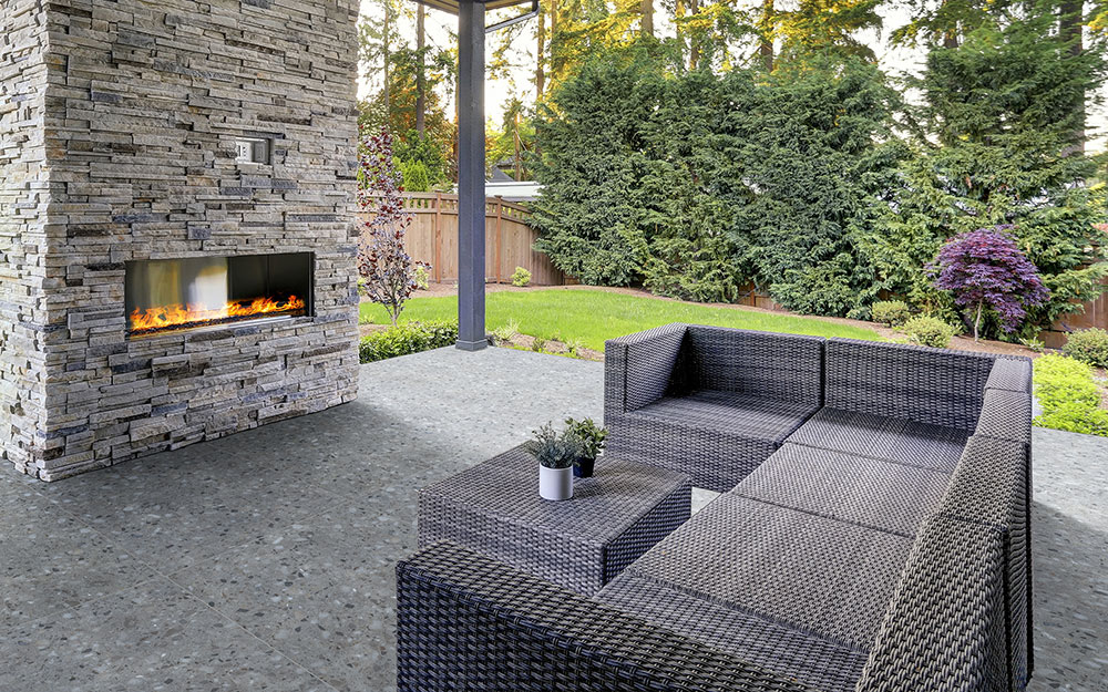 Stacked Stone Outdoor Fireplace Designs – Mriya.net