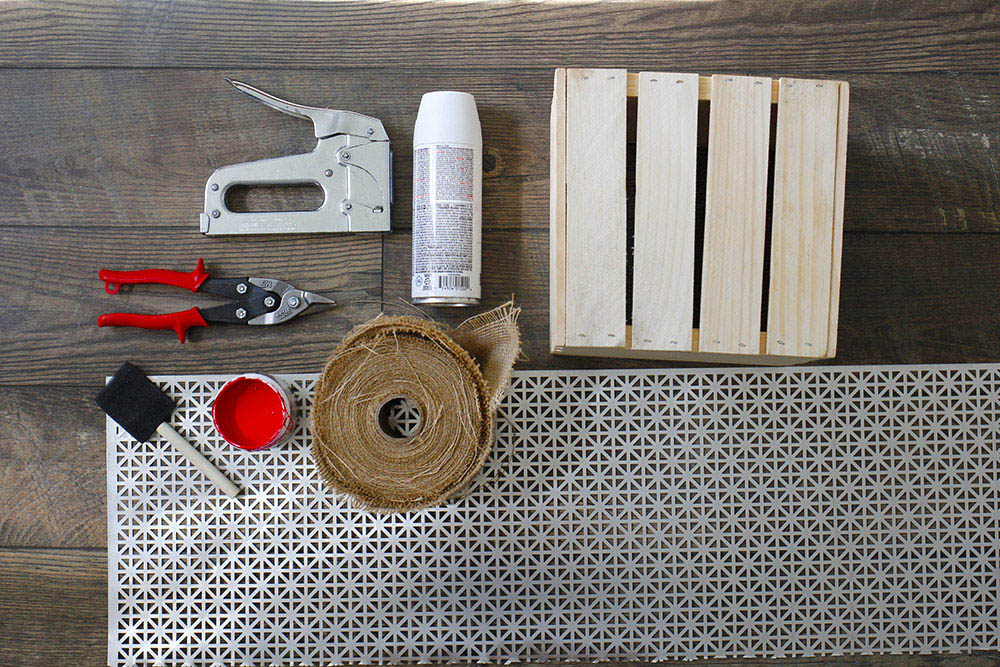 Outdoor Holiday Crate Decorations