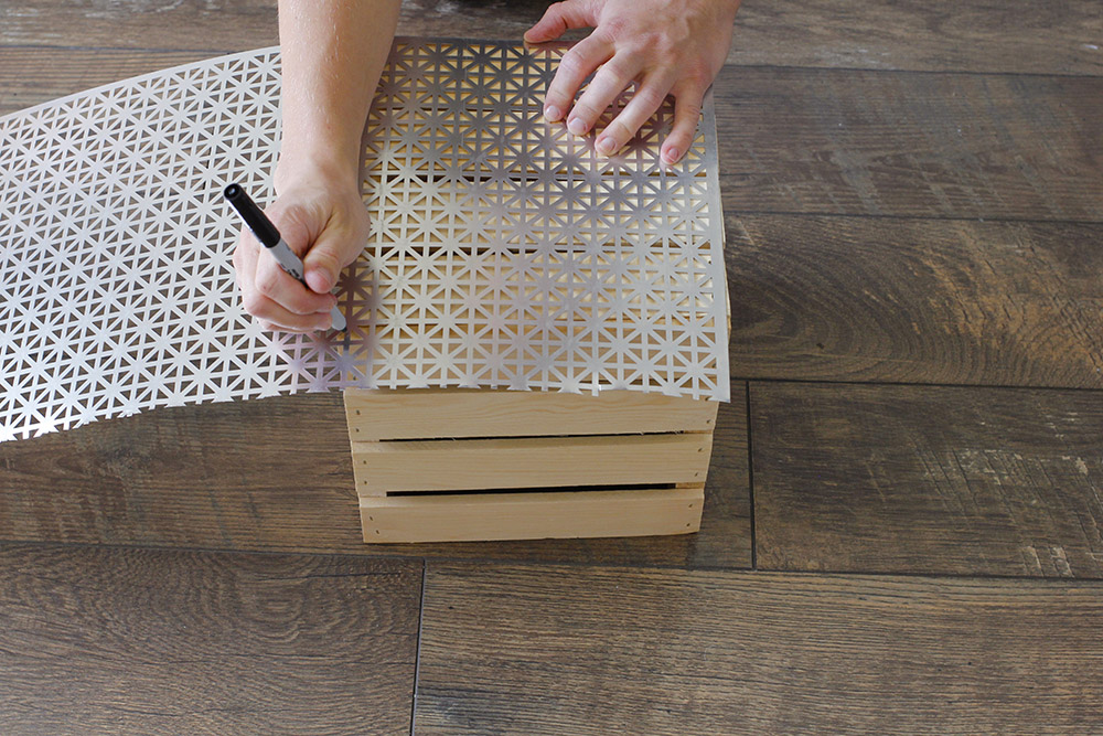 Outdoor Holiday Crate Decorations