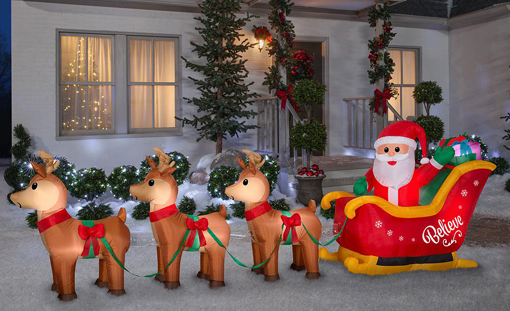 Outdoor Holiday Decorating Ideas - Christmas Outdoor Decorations Home Depot