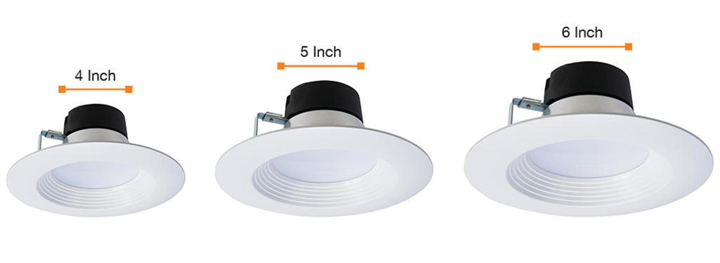 Measuring recessed deals lighting